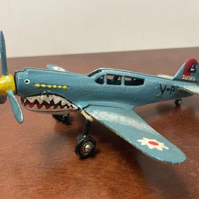 Cast Iron Custom painted P-40 Warhawk