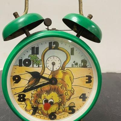 Germany Wind up Alarm Clock animated eyes