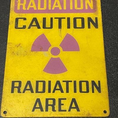 Radiation Caution Sign