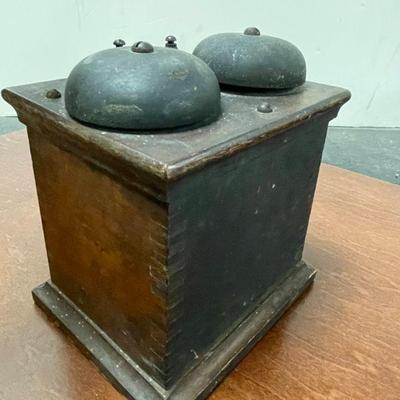 Antique double bell ringer