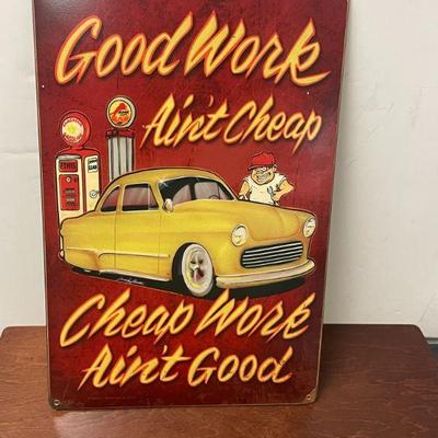 Tin Sign