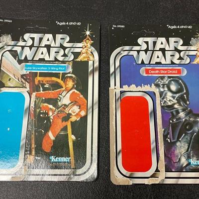 ORIGINAL STAR WARS BACK CARDS LUKE/DROID