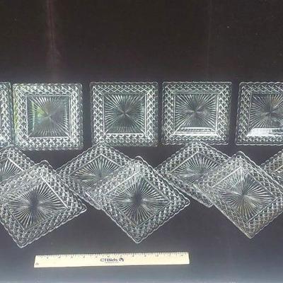 Glass Plates Square Molded Glass