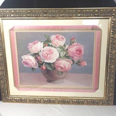 Gold Framed Roses
