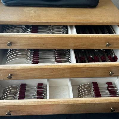 French Christofle SS flatware, considered the best there is!