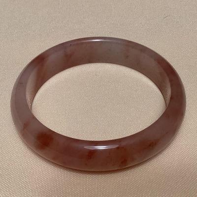 MMB012 Violet Jade Bangle Bracelet New 