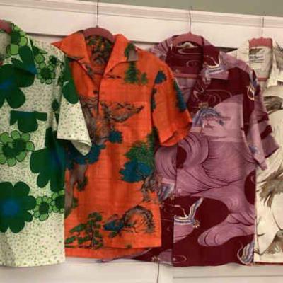 MMB081 Vintage Men’s Aloha Shirts 