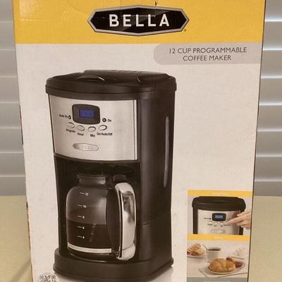 MMB131 Bella 12 Cup Programmable Coffee Maker New