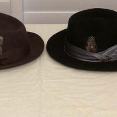 MMB080 Four Feathered Wool Hats XL
