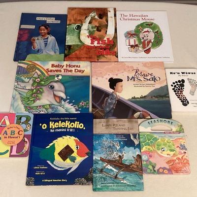 MMB122 Ten Hardcover Hawaiian Children’s Books 