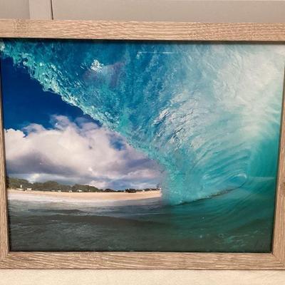 MMB190 Framed Art Photo Of Wave