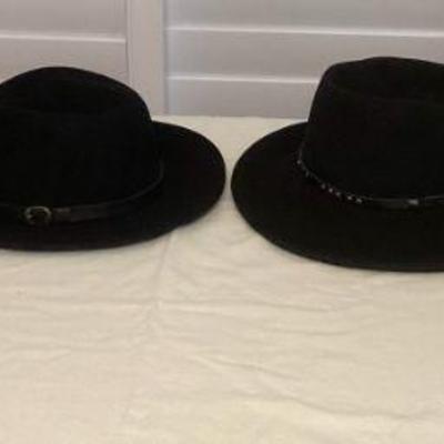MMB075 Four Black Wool Hats XL