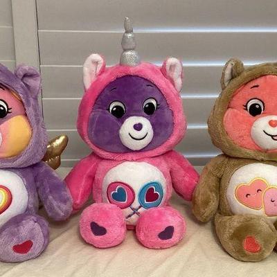 MMB160 Three Care Bear Plushies 