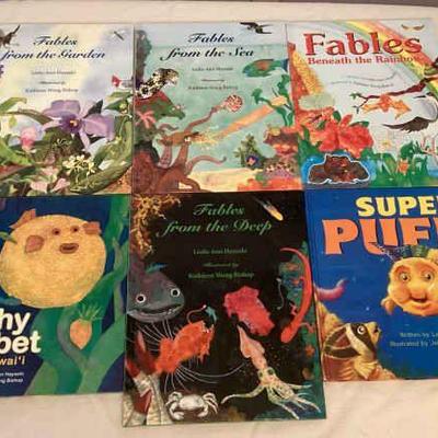 MMB068 Six Children’s Hawaiian Hardcover Books 