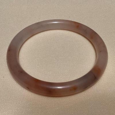 MMB013 Violet Jade Bangle Bracelet New 