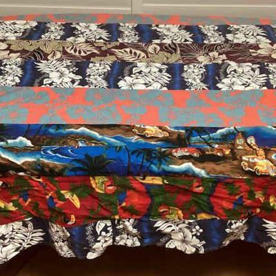 MMB099 Hawaiian Patchwork Quilt Blanket 