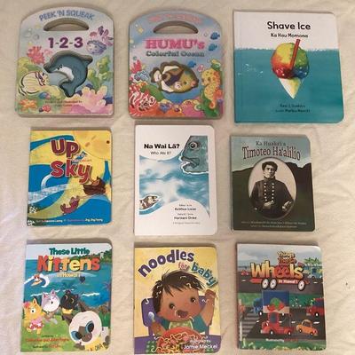 MMB182 Nine Children’s Hawaiian Board Books