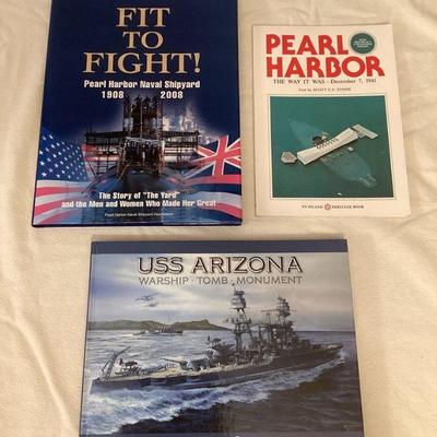 MMB073 Three Historical Books About Pearl Harbor