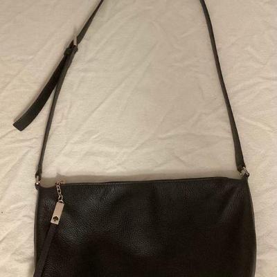 MMB171 Kate Spade Black Leather Crossbody Bag