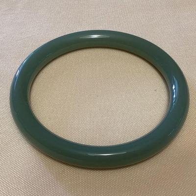 MMB020 Green Jade Bangle Bracelet New