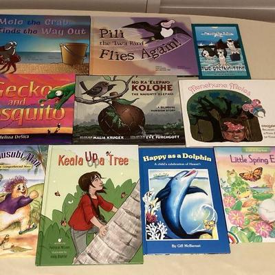 MMB037 Ten Hawaiian Hardcover Children’s Books 