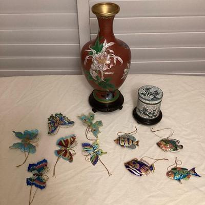 MMB191 Chinese Cloisonné Items