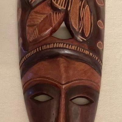 MMB123 Carved Wood African? Mask