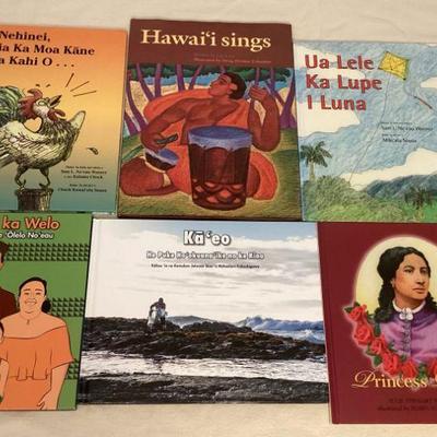 MMB070 Six Children’s Hawaiian Hardcover Books 