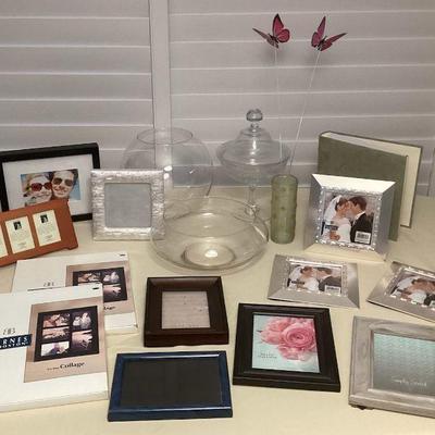 MMB104 Various Picture Frames, Glassware & More!