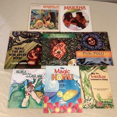 MMB033 Eight Hawaiian Legend, Folklore & Fairytale Children’s Hardcover Books 