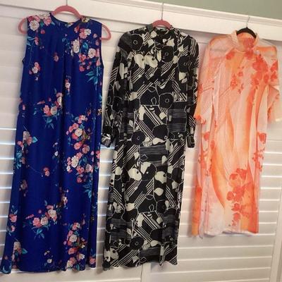 MMB043 Three Vintage Women’s Dresses 