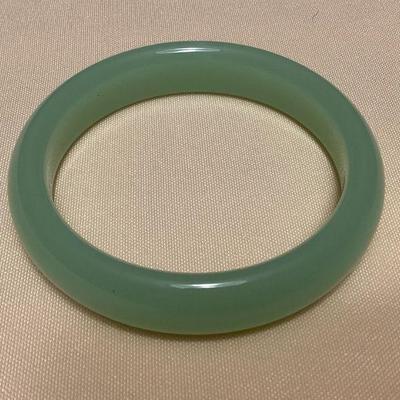 MMB009 Green Jade Bangle Bracelet New 