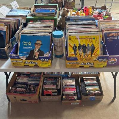 albums and 45s