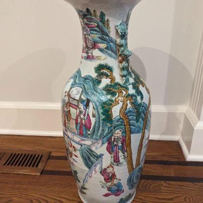 100 Year Old Chinese Floor Vase