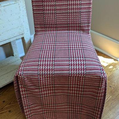 Artist Frame chairs with Brunschwig & Fils Slipcovers