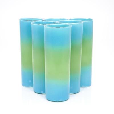 Blendo Blue & Green Glasses (Set of 6)
