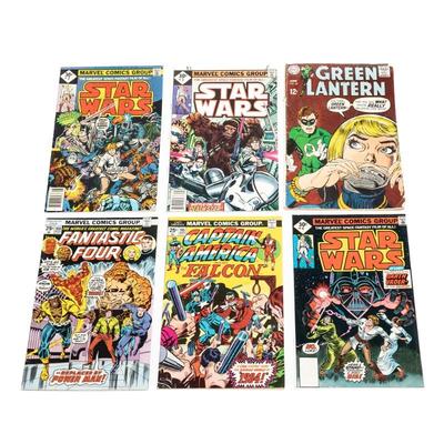 DC and Marvel Comics Lot: Green Lantern, Star Wars, Fantastic Four
