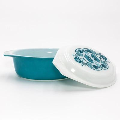 Horizon Blue Vintage Pyrex Casserole Dish