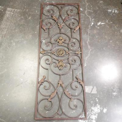 Victorian Style Cast Decorative Iron Gate