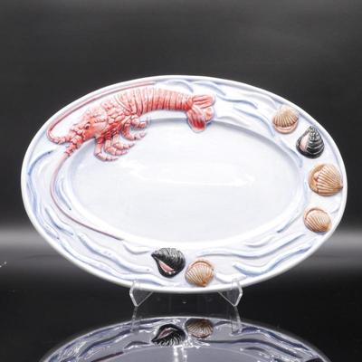Ceramic Lobster & Clam Platter