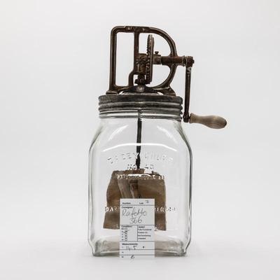 Original Antique Dazey 4-Quart Butter Churn