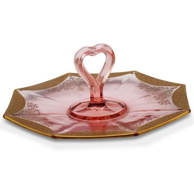 1930s Antique Rose Glastonbury Plate