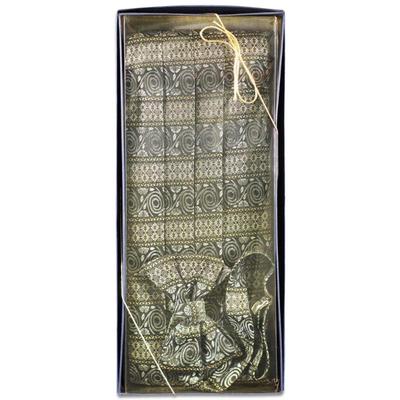 Silk Fabric with Ribbon - New