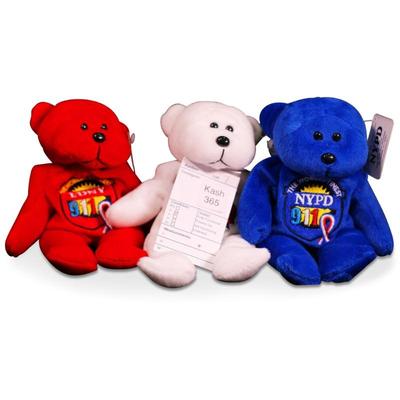 Plushland 9/11 Remembrance Teddy Bears with Tag