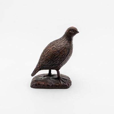 Red Mill Manufacturing Quail Hand Crafted Resin Figurine