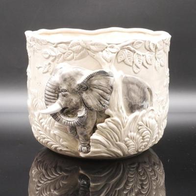 Ceramic Elephant Planter