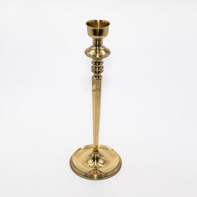 Mid-Century Brass Candlestick Holder