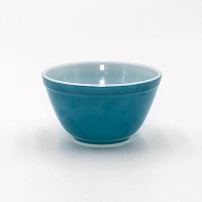 1940s Pyrex 401 Blue Glass Mixing Bowl