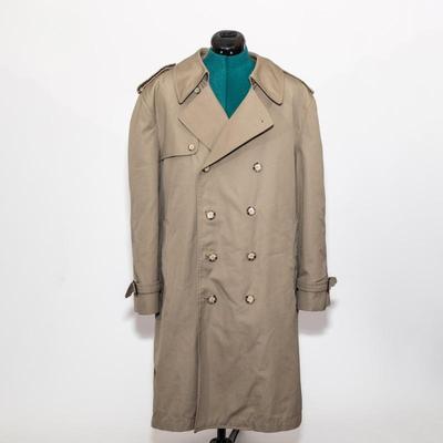 1970s London Towne Men’s Long Trench Coat with Belt