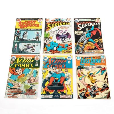 DC Comics Lot Featuring Superman, Lois Lane, and Secret Origins